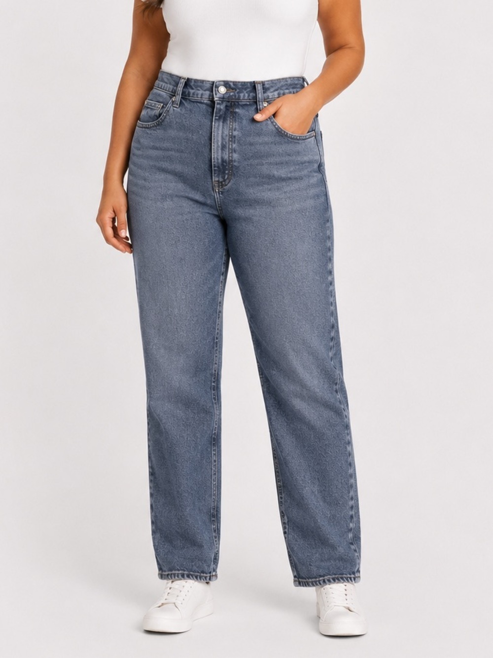 Universal Thread Highest Straight Jeans 10R High Rise Blue Denim Button Fly